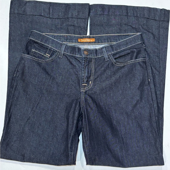 David Kahn Dark Wash Denim Jeans, Wide Leg, Women’s  30 - Picture 6 of 8